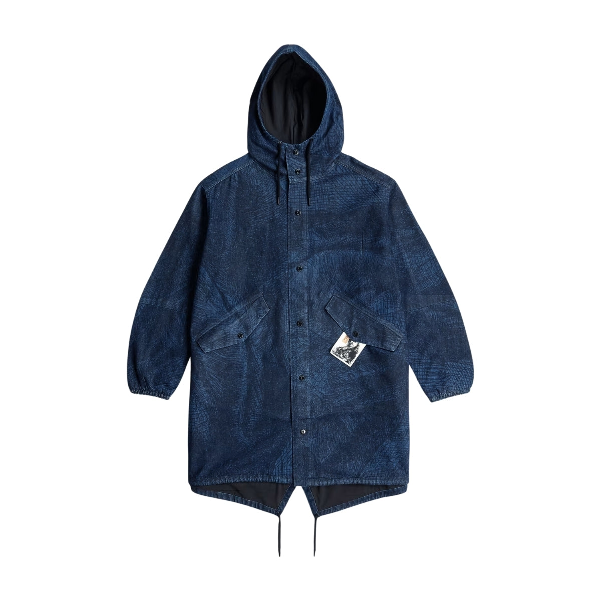 G-Star Jacket Hooded Denim Parka Navy